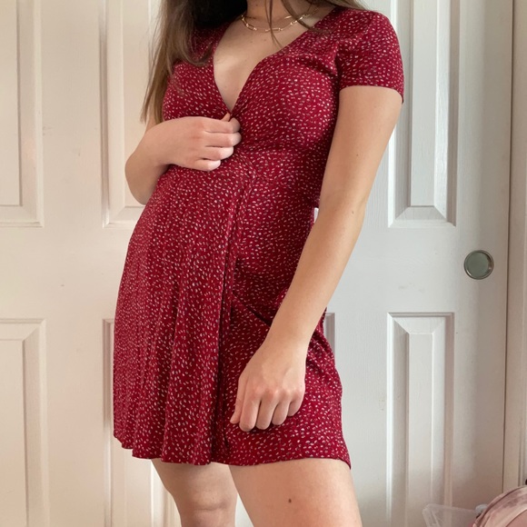 Brandy Melville Floral Wrap Dress - Picture 6 of 7